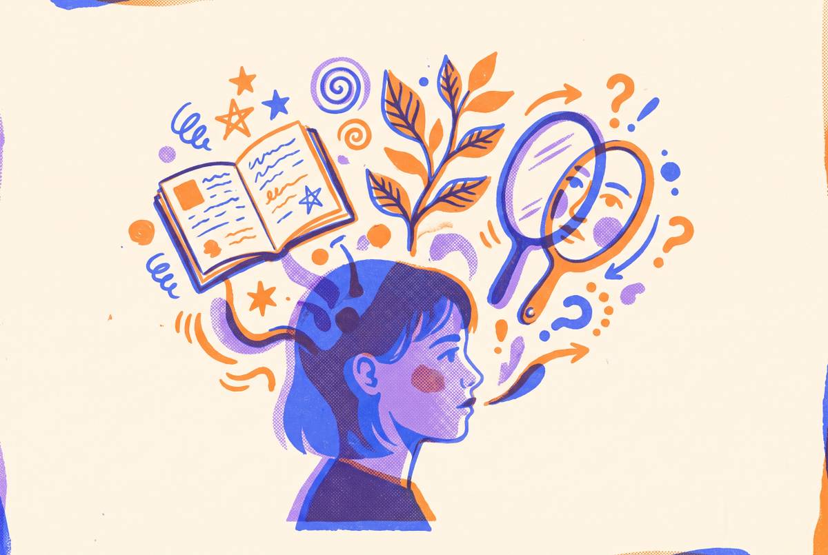 Cover illustration for “Journal Prompts for Teen Self-Expression and Identity”