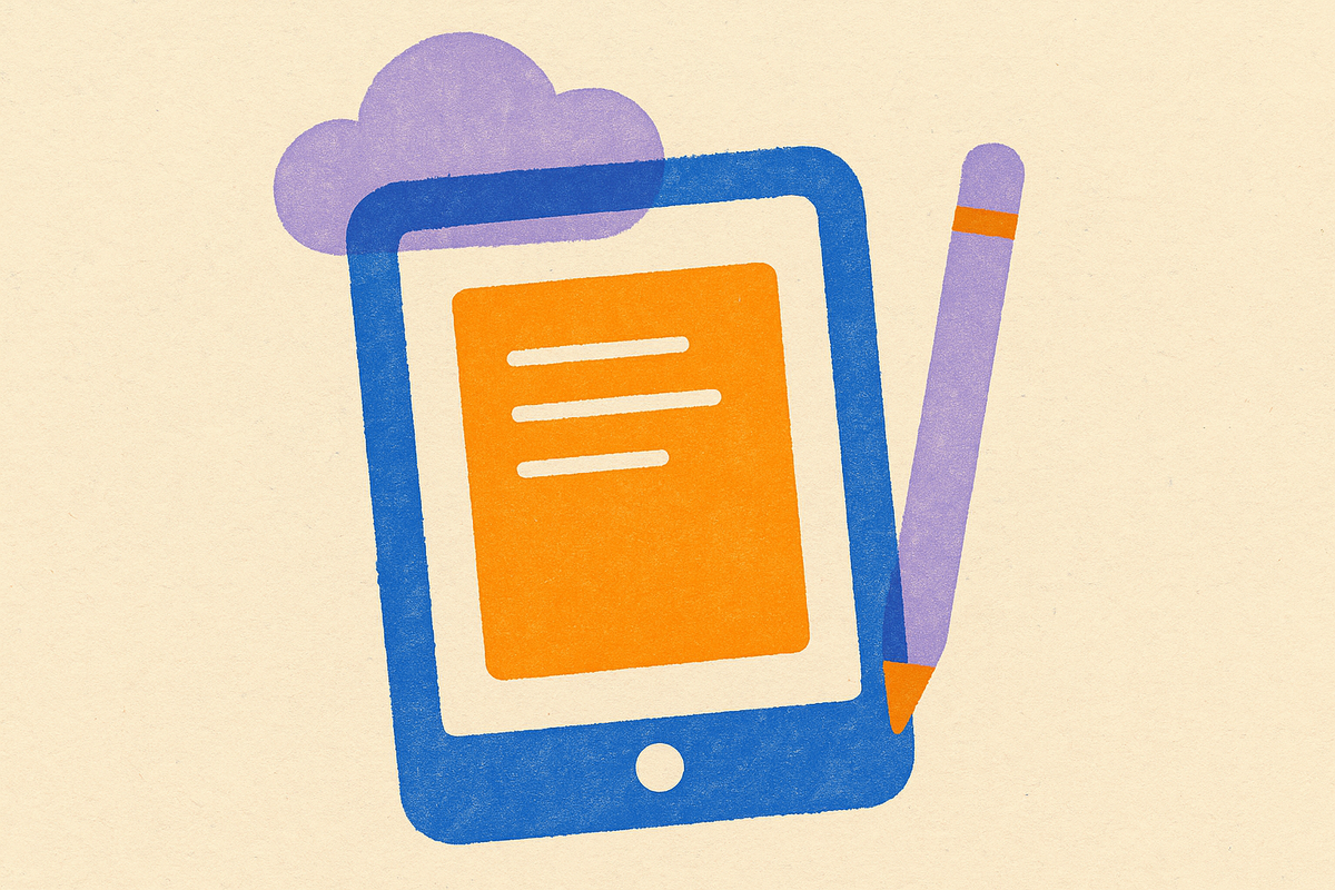 Cover illustration for “Best Note-Taking Apps for iPad With Apple Pencil”