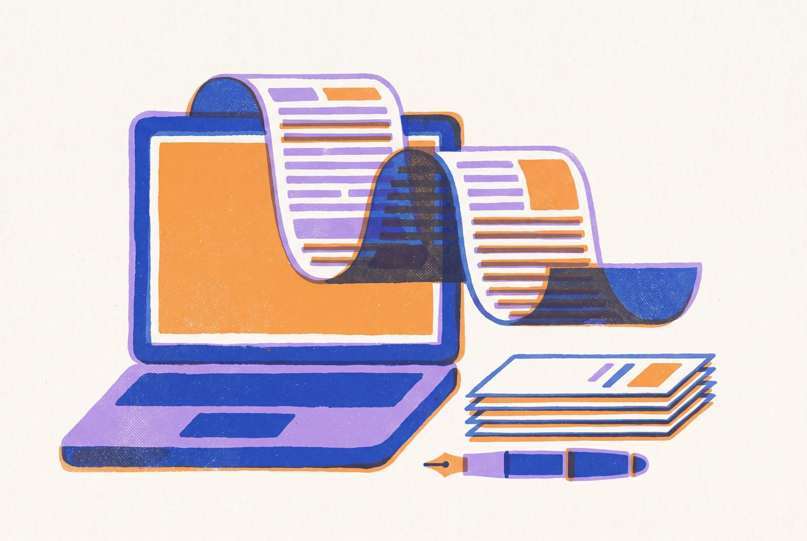 Cover illustration for “Best Writing Apps for Long-Form Content”