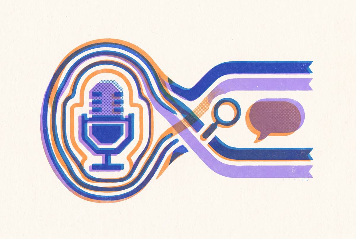 Cover illustration for “Audio Journaling Apps That Transcribe, Search, and Reflect”