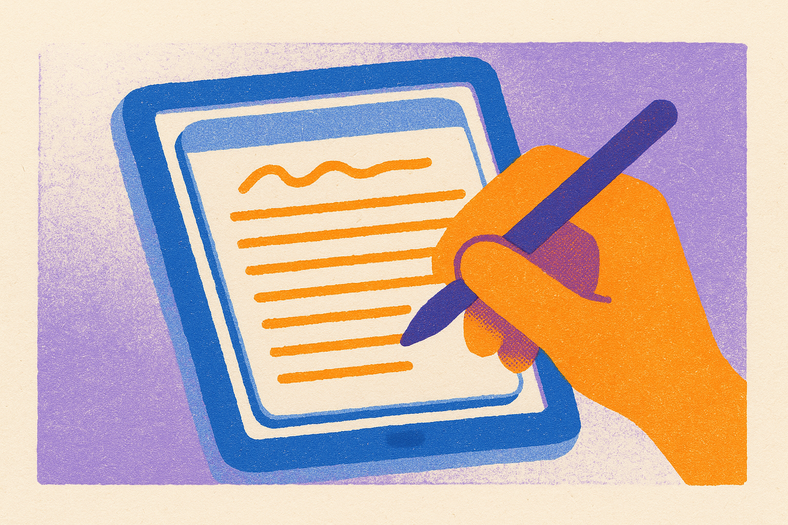 Cover illustration for “Starting a Journaling Practice on iPad for Free”