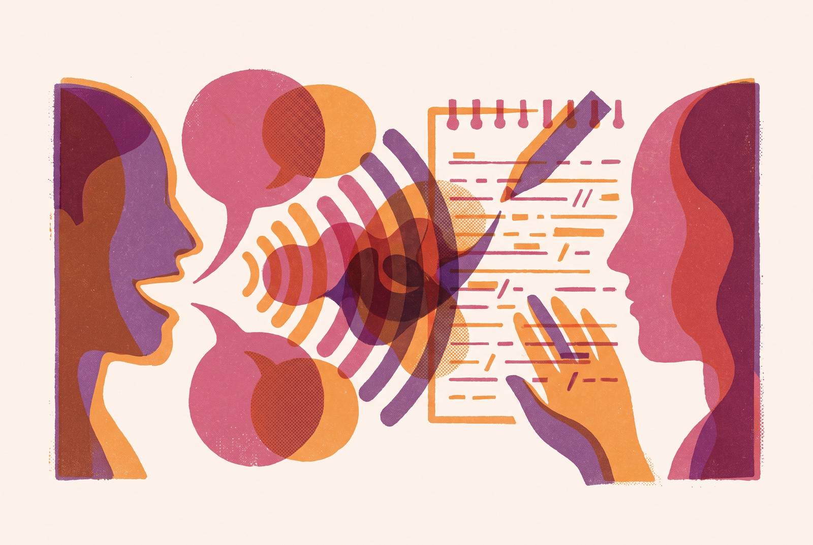 Cover illustration for “Spoken Versus Written Emotion Labeling Differences”