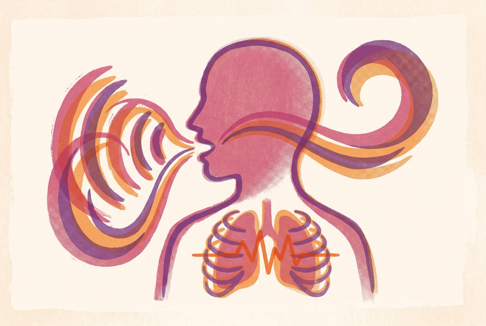 Cover illustration for “Physiological Effects of Spoken Emotional Disclosure”