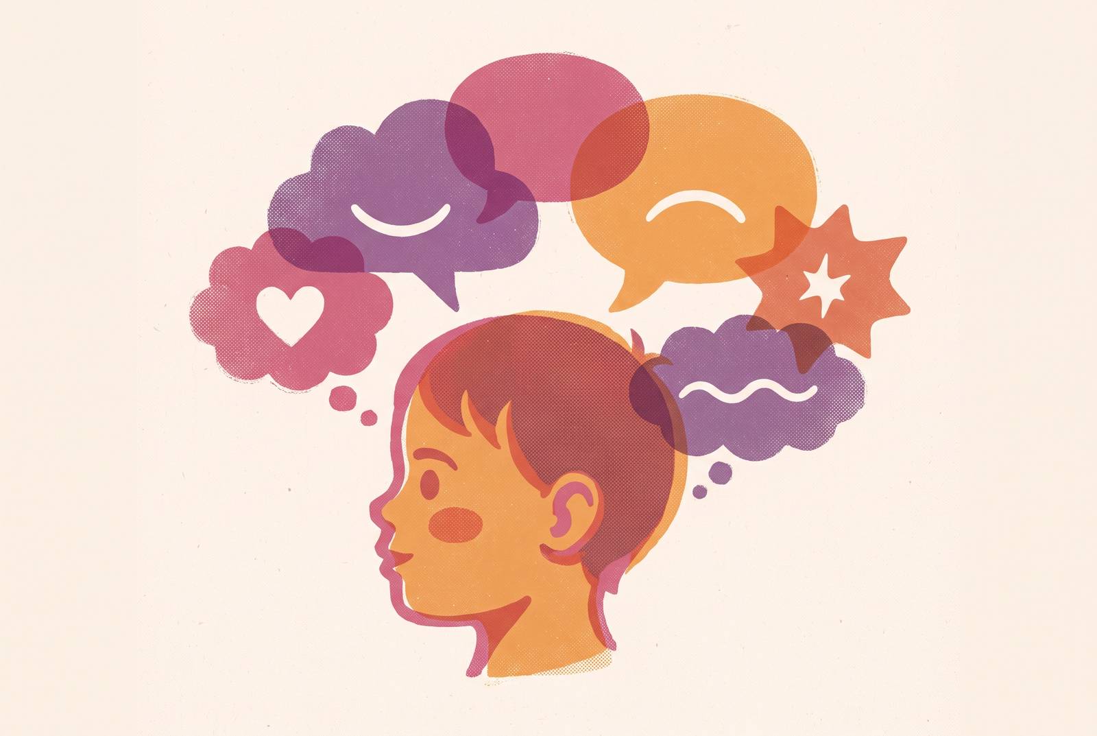 Cover illustration for “Children's Emotion Vocabulary Development and Regulation”