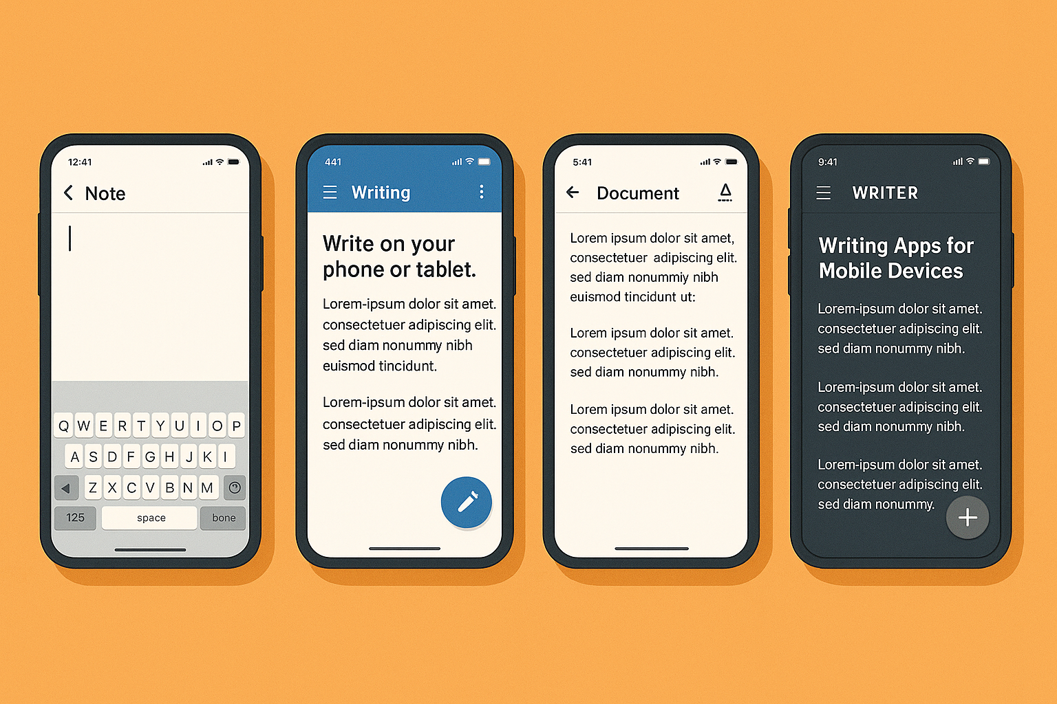 Cover illustration for “Writing Apps for Mobile Devices”