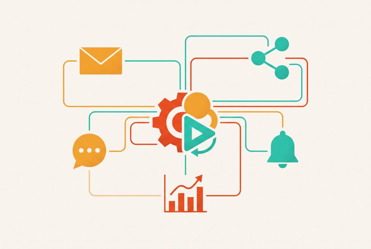 Cover illustration for “Multi-Channel Automation Workflow Orchestration”
