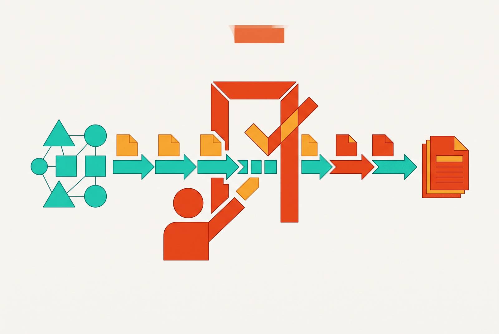 Cover illustration for “Building an AI Content Workflow With Human Editorial Gates”