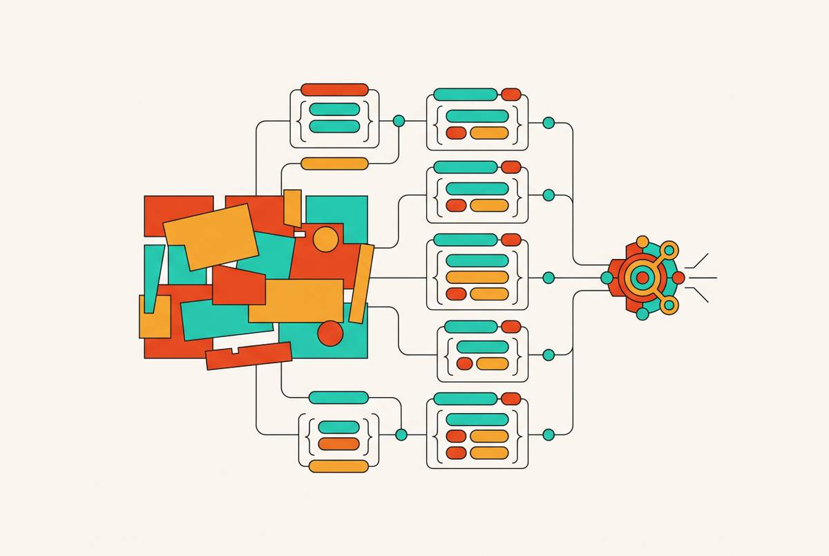 Cover illustration for “Structured Data Markup Strategy for AI-Assisted Content Programs”
