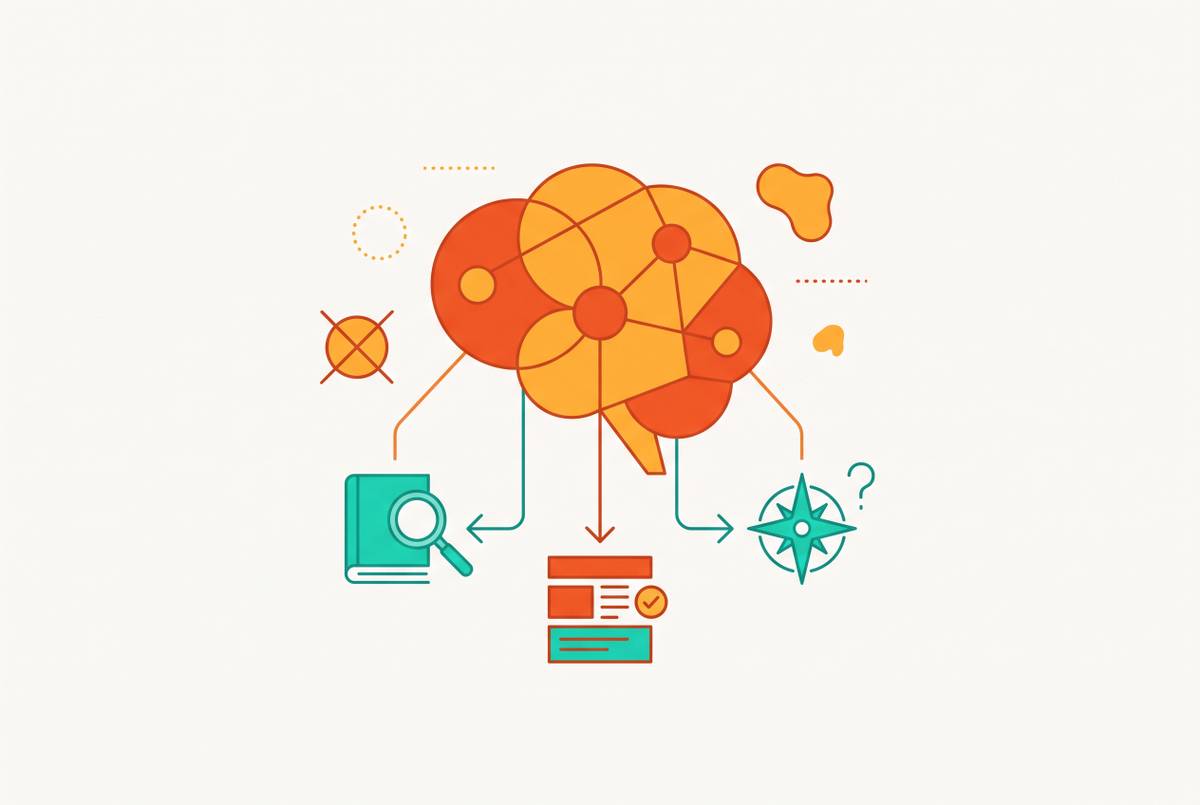 Cover illustration for “Entity Optimization in AI-Assisted Content for Search Disambiguation”