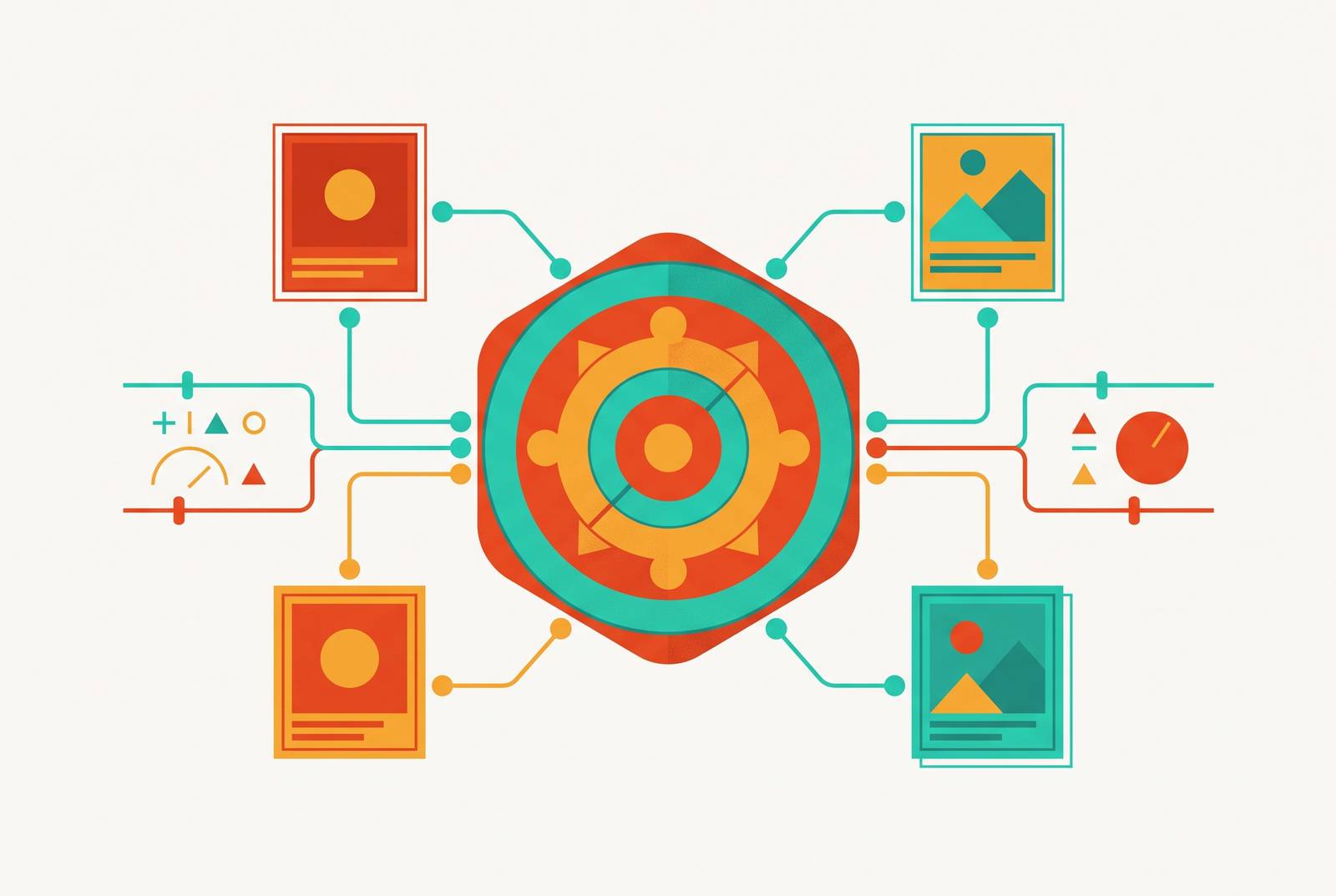 Cover illustration for “AI Recommendation Engine Configuration for B2B Content Hubs”