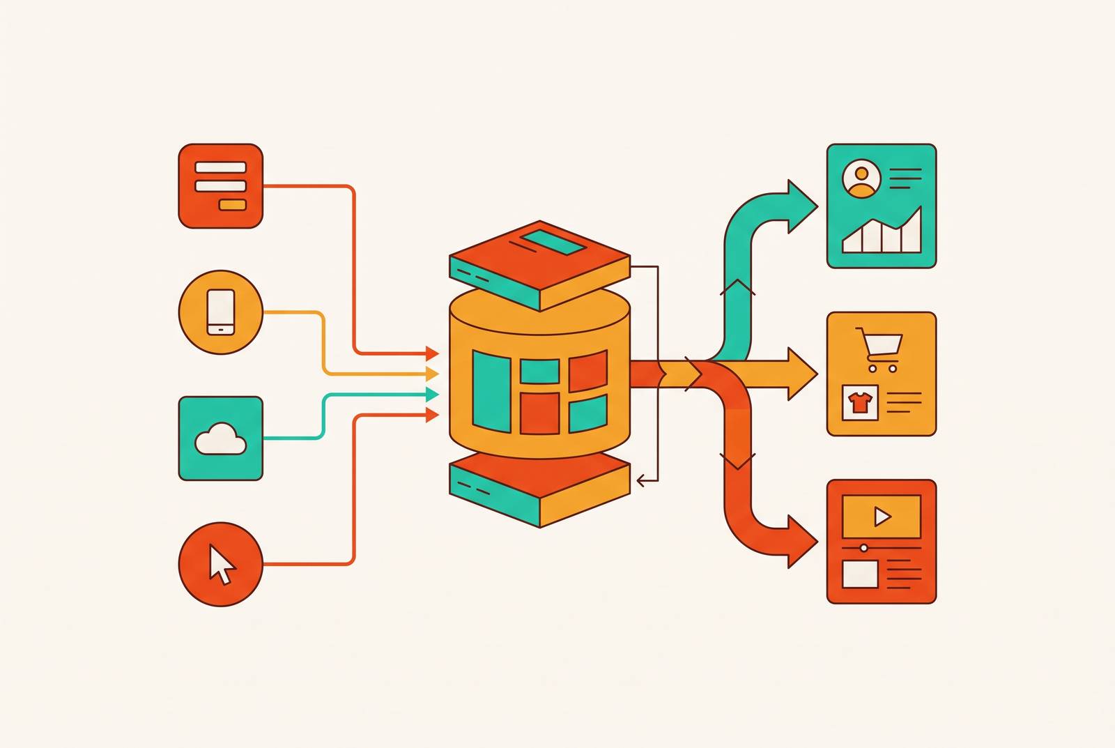 Cover illustration for “First-Party Data Collection Architecture for Personalization Pipelines”