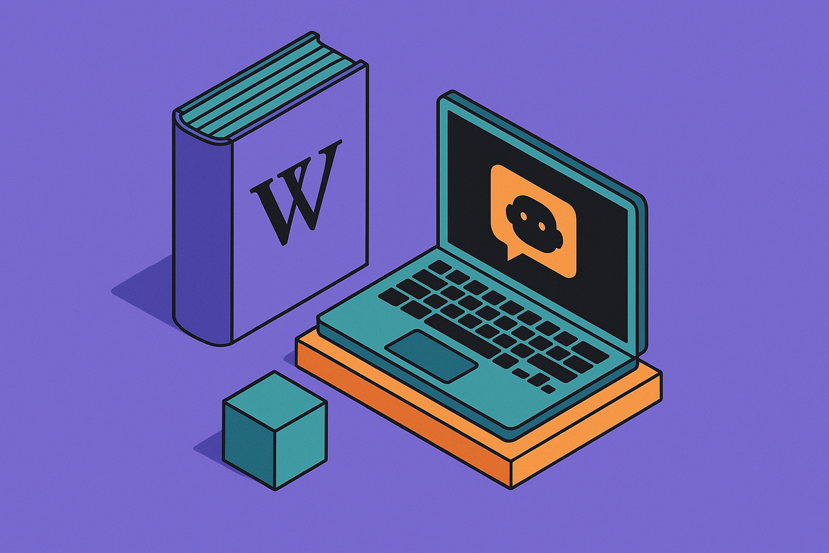 Cover illustration for “Wikipedia Presence and LLM Brand Citation Authority”