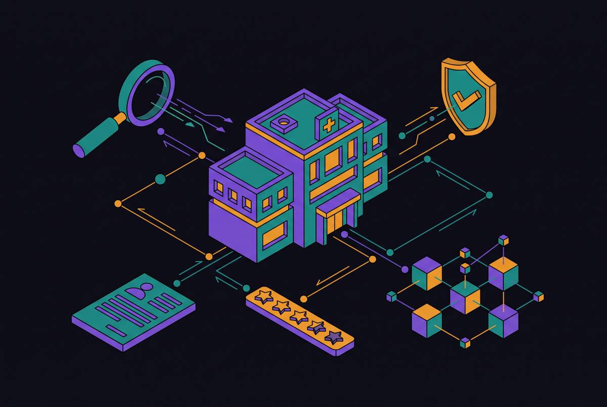 Cover illustration for “Healthcare Practice AI Discoverability and Patient Trust Signal Priorities”