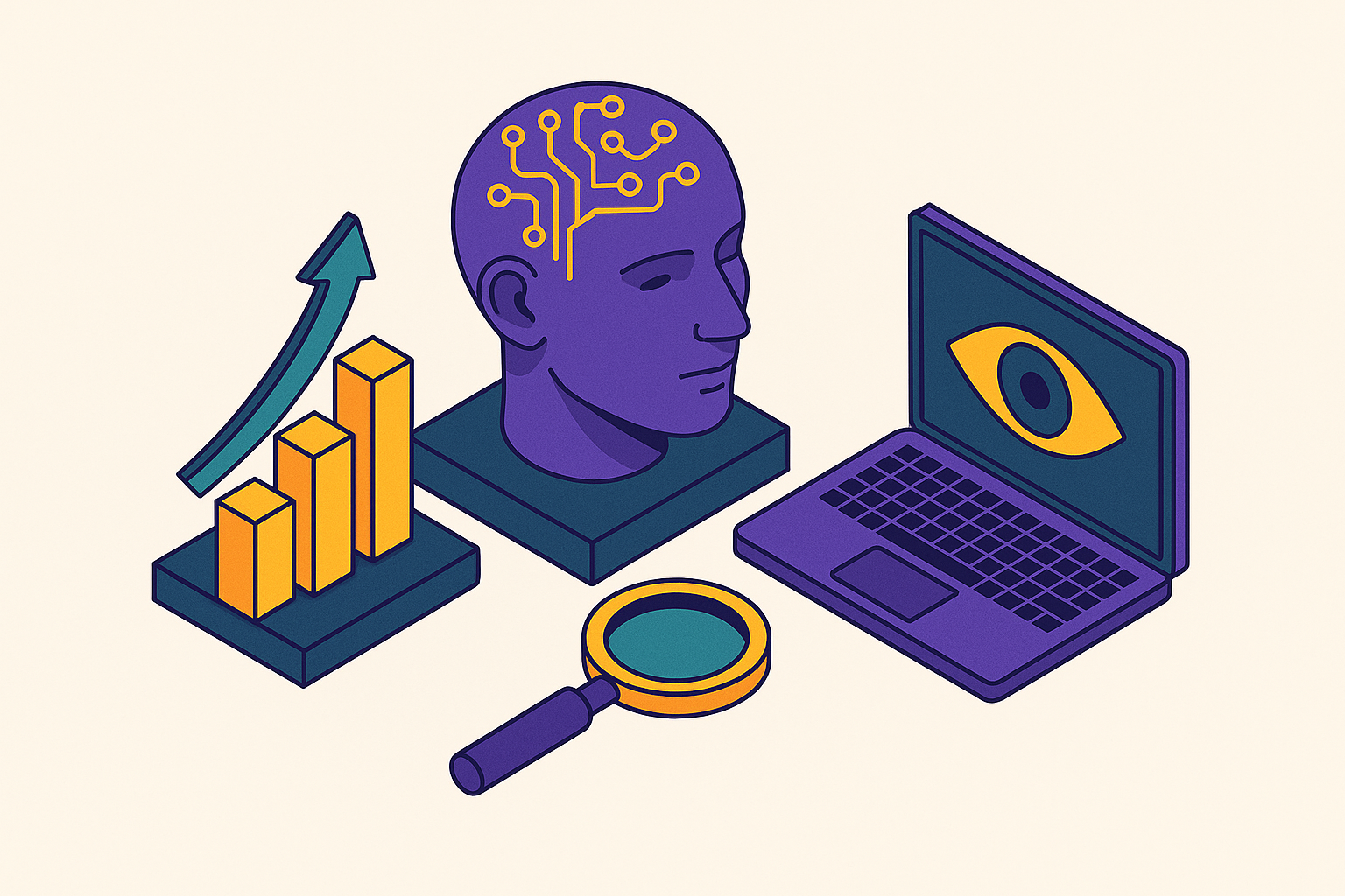 Cover illustration for “Perception Intelligence as a Business Discipline in the AI Era”