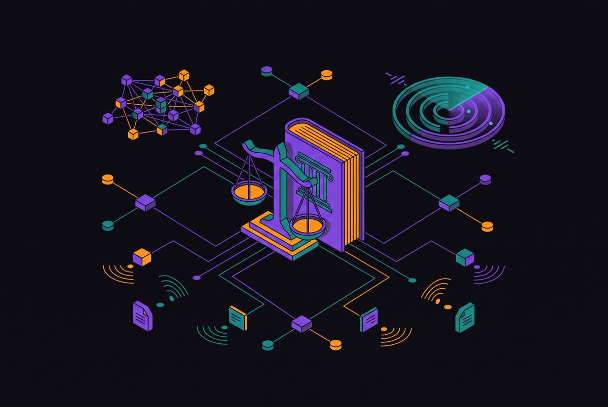 Cover illustration for “AI Perception Signals for Law Firms and Legal Service Providers”