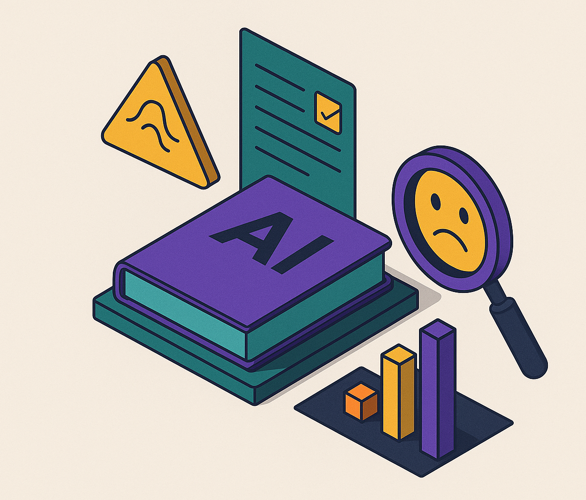 Cover illustration for “Detecting AI Brand Hallucinations and Factual Drift”