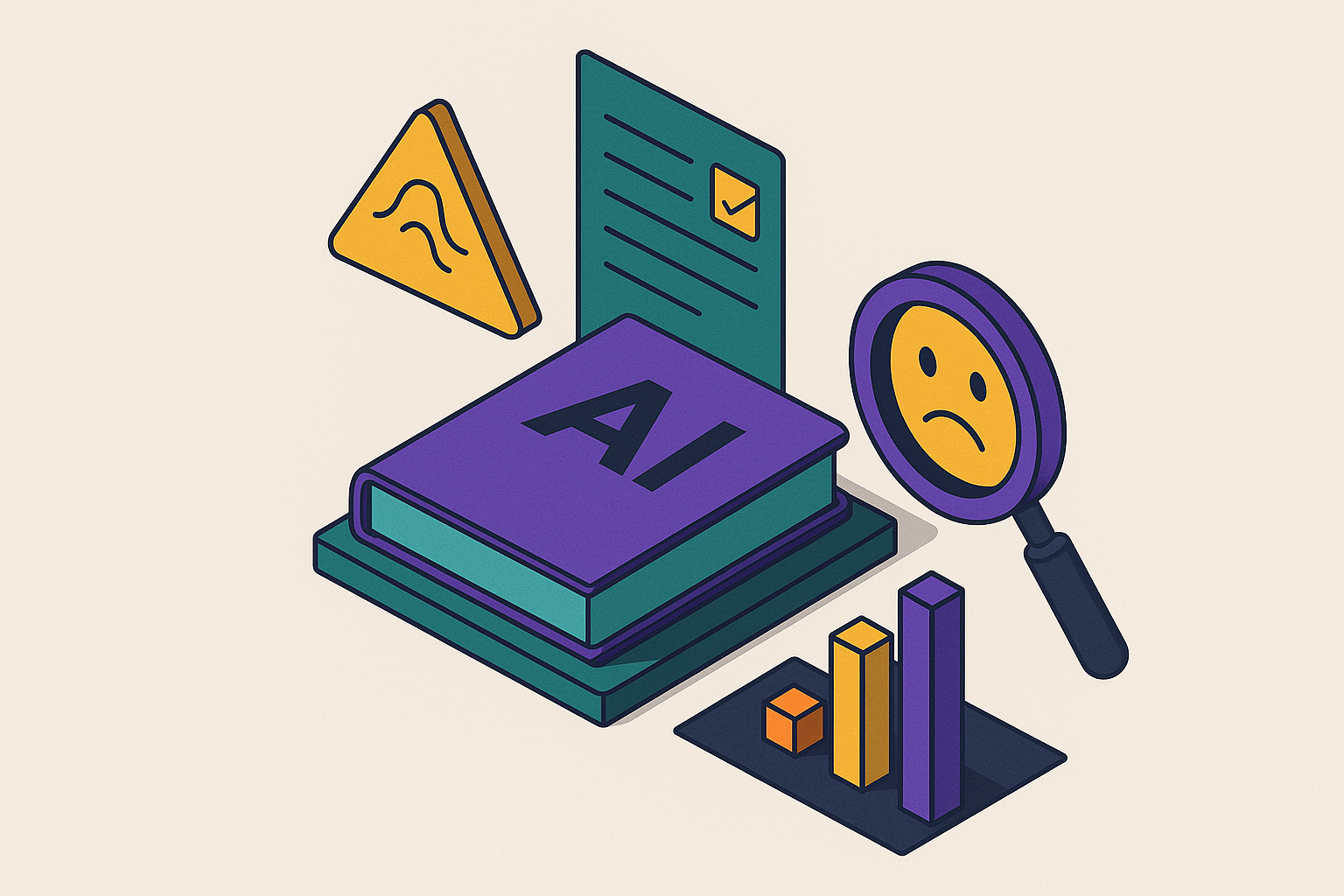 Cover illustration for “Detecting AI Brand Hallucinations and Factual Drift”