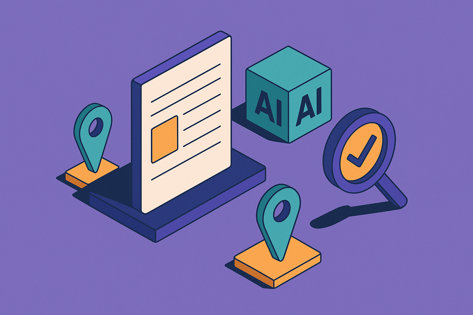 Cover illustration for “Aligning On-Site Content With AI and Search Credibility Signals Simultaneously”