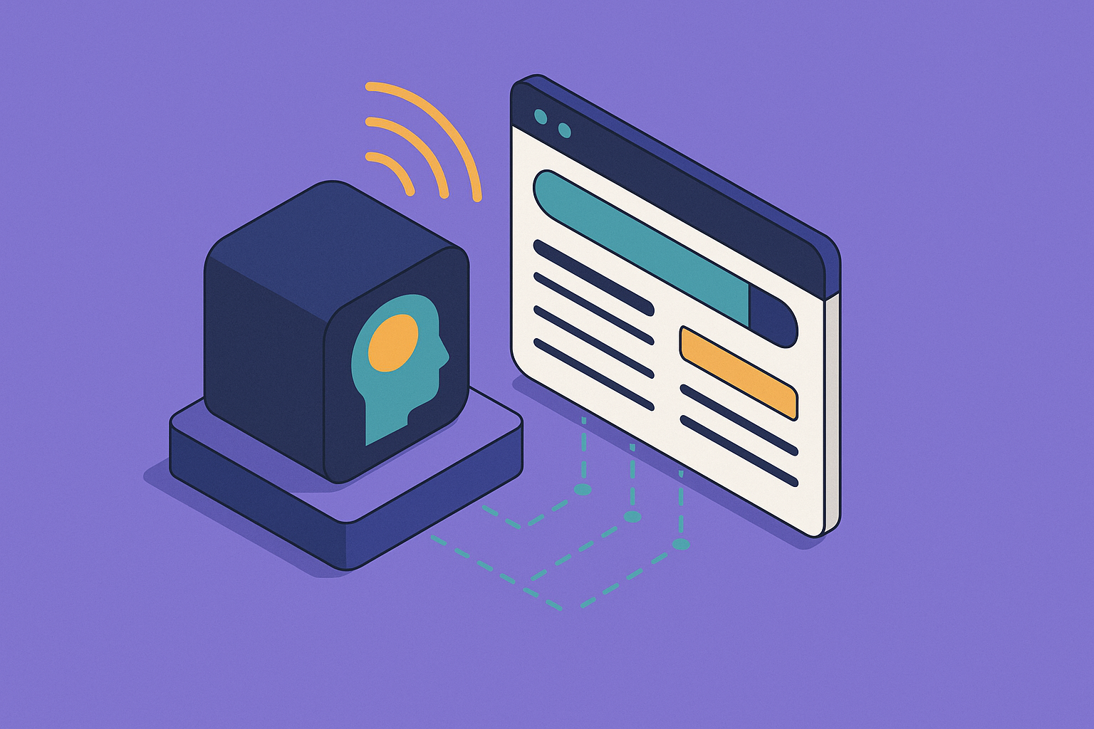 Cover illustration for “AI Perception Signals for B2B SaaS Brands in Competitive Category Queries”
