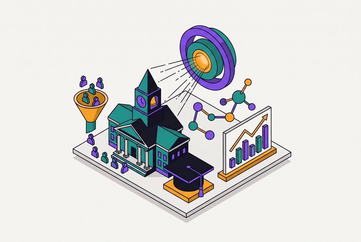 Cover illustration for “Perception Intelligence for Higher Education Institutions in AI-Era Enrollment”