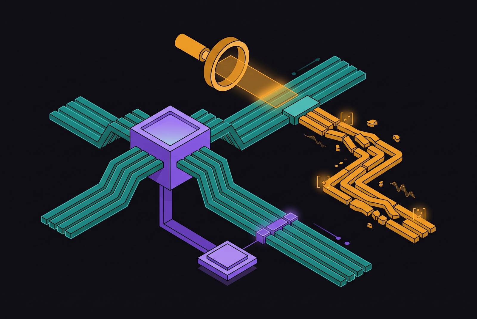 Cover illustration for “Detecting AI Brand Hallucinations and Factual Drift”