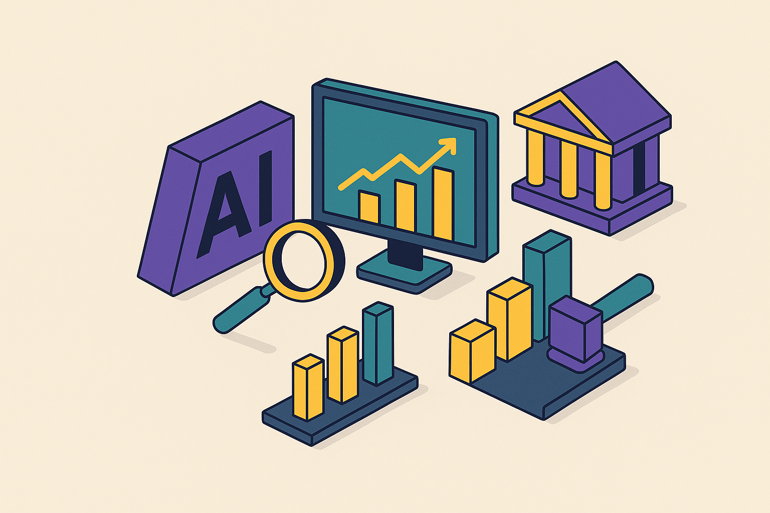 Cover illustration for “AI Visibility Benchmarks for Law Firms and Legal Services”