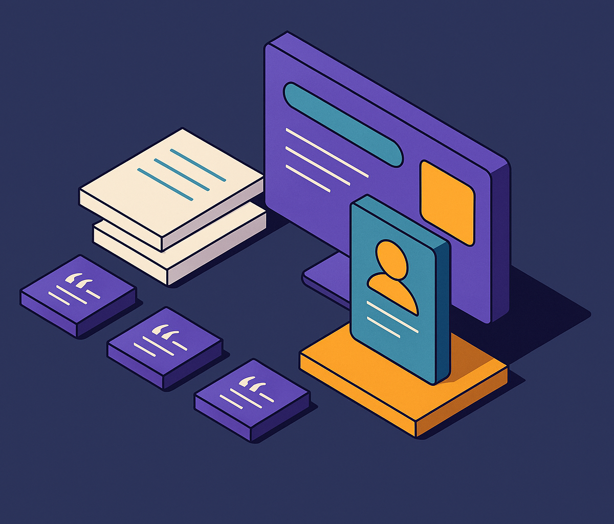 Cover illustration for “Citation Profile Building for AI Discoverability Beyond Backlinks”