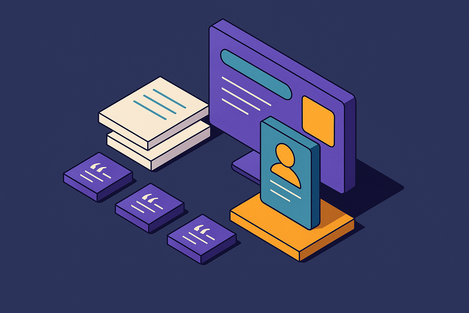 Cover illustration for “Citation Profile Building for AI Discoverability Beyond Backlinks”