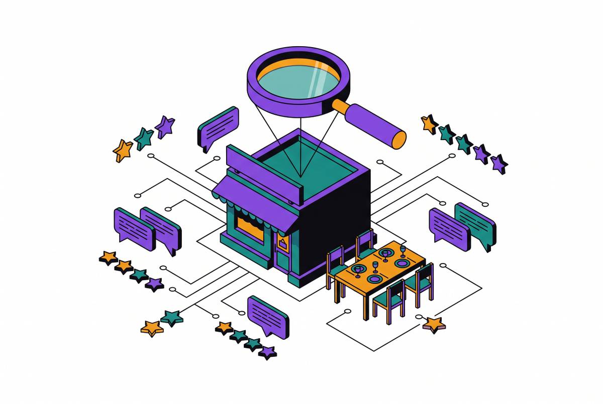 Cover illustration for “Restaurant and Hospitality Brand Perception in AI-Driven Discovery”