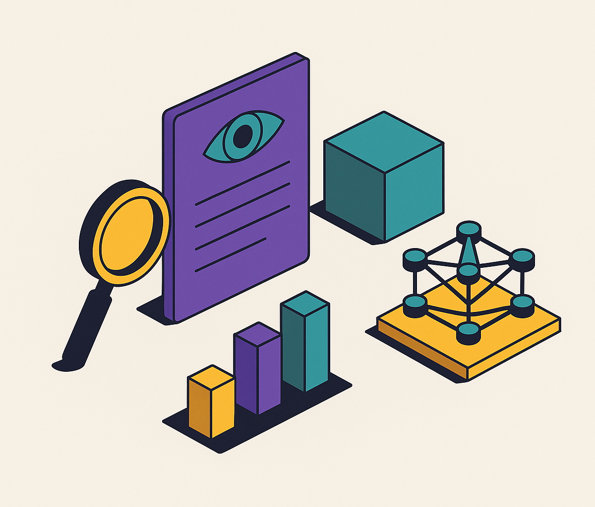 Cover illustration for “Query Design for AI Perception Audits”