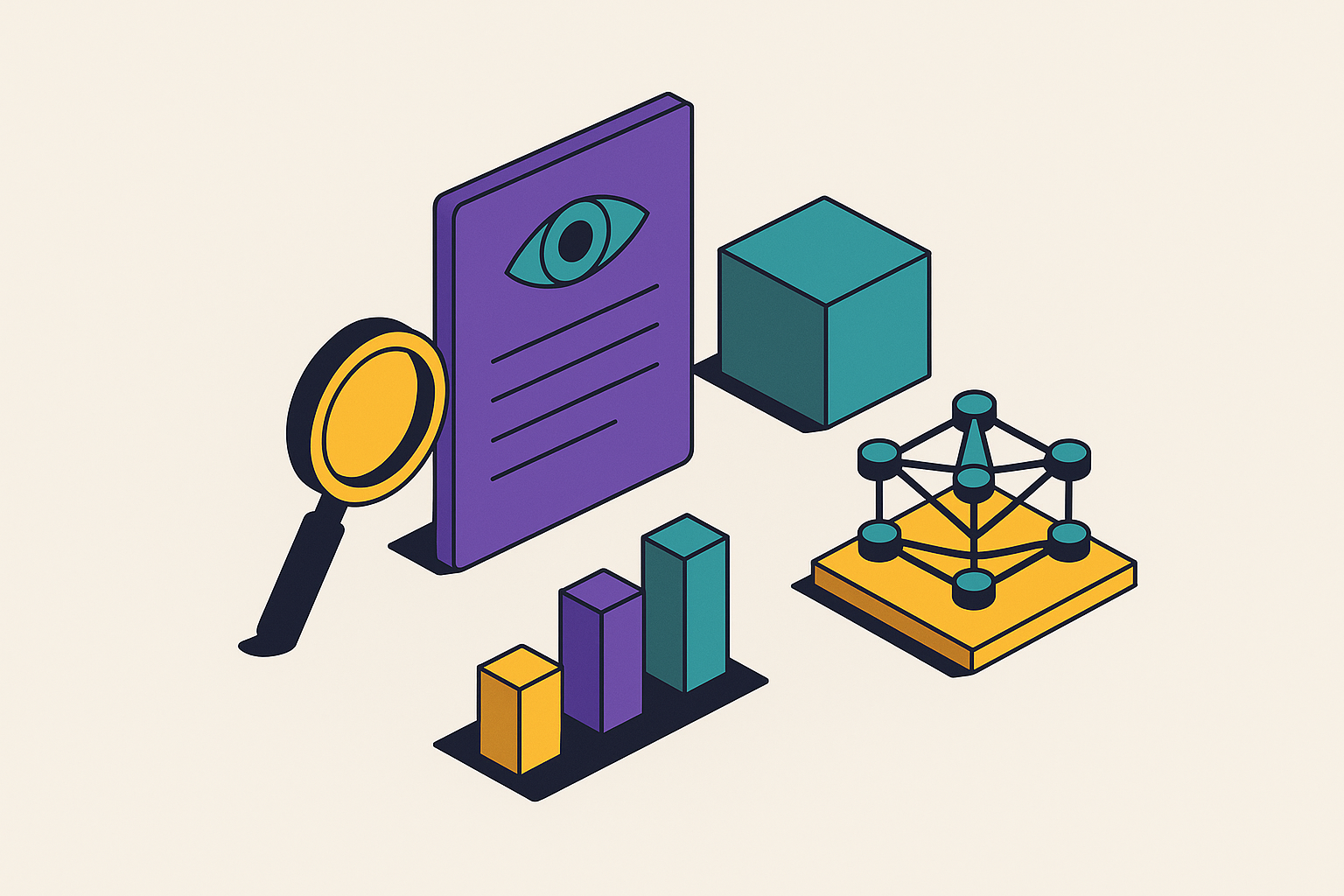 Cover illustration for “Query Design for AI Perception Audits”