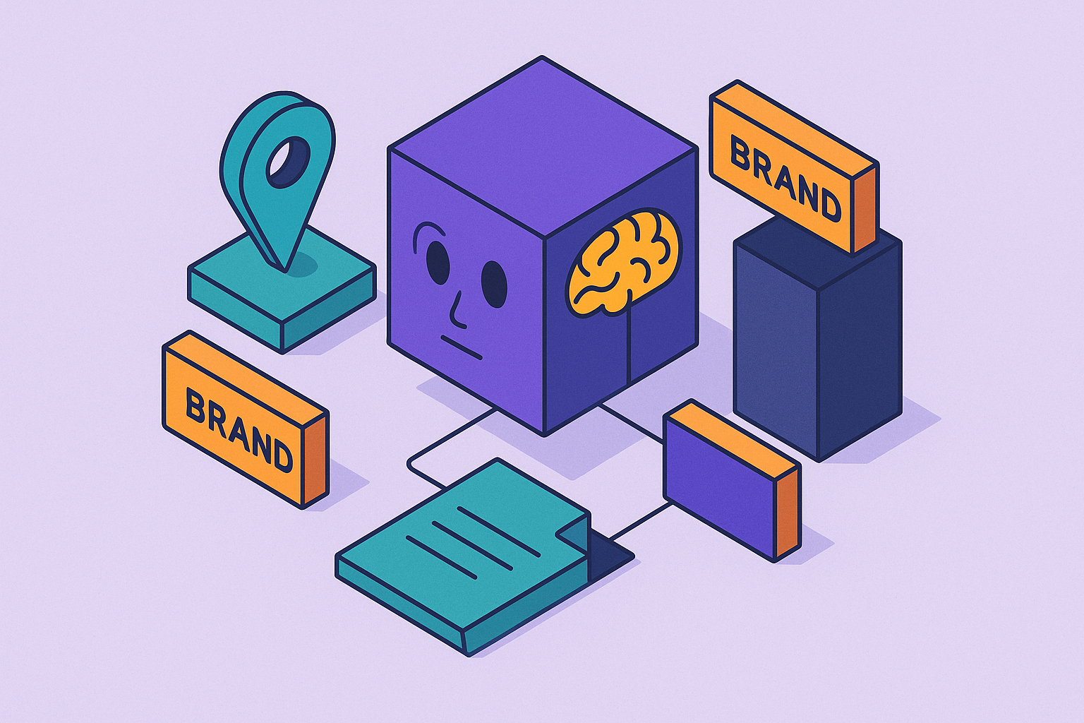 Cover illustration for “Entity Disambiguation and AI Perception for Brands With Common Names”