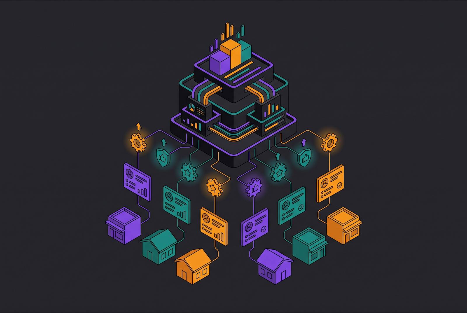 Cover illustration for “Reputation Signal Profiles for Real Estate Agencies in AI-Era Search”