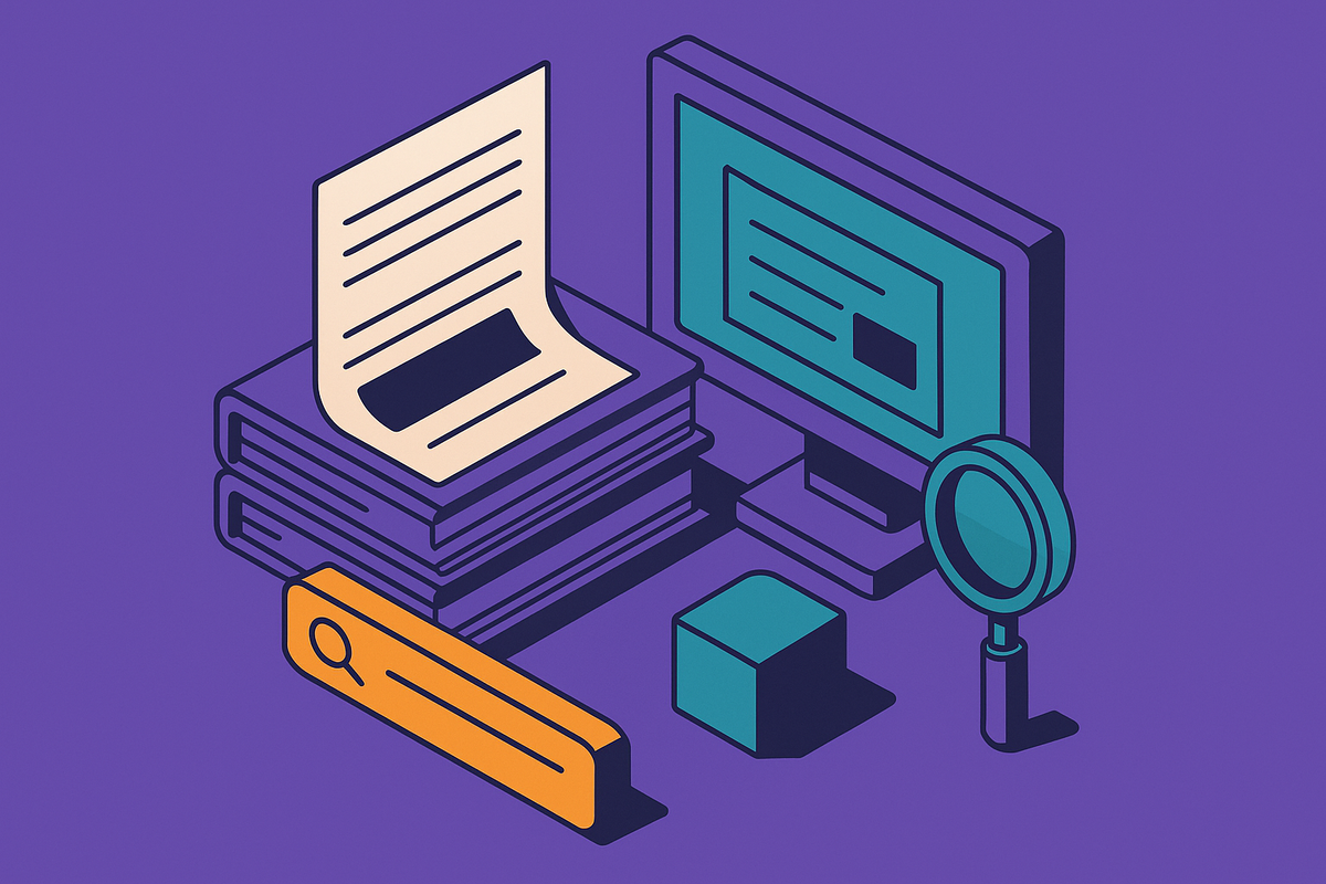 Cover illustration for “Source Citation Analysis in LLM Brand Outputs”