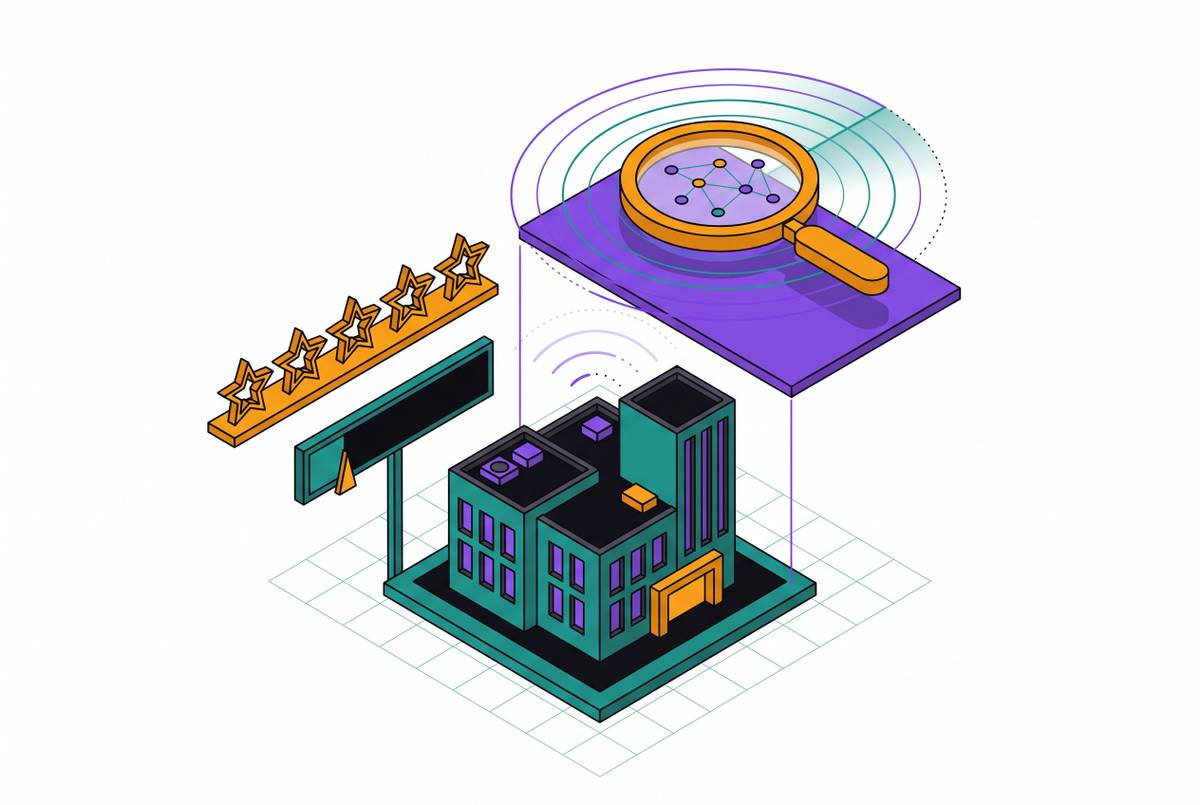 Cover illustration for “AI Visibility Challenges for Professional Services Firms Without Review Volume”