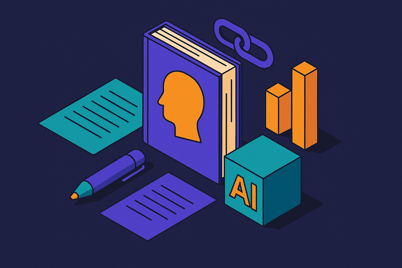 Cover illustration for “Author Entity Signals and Their Effect on AI Brand Citation Likelihood”