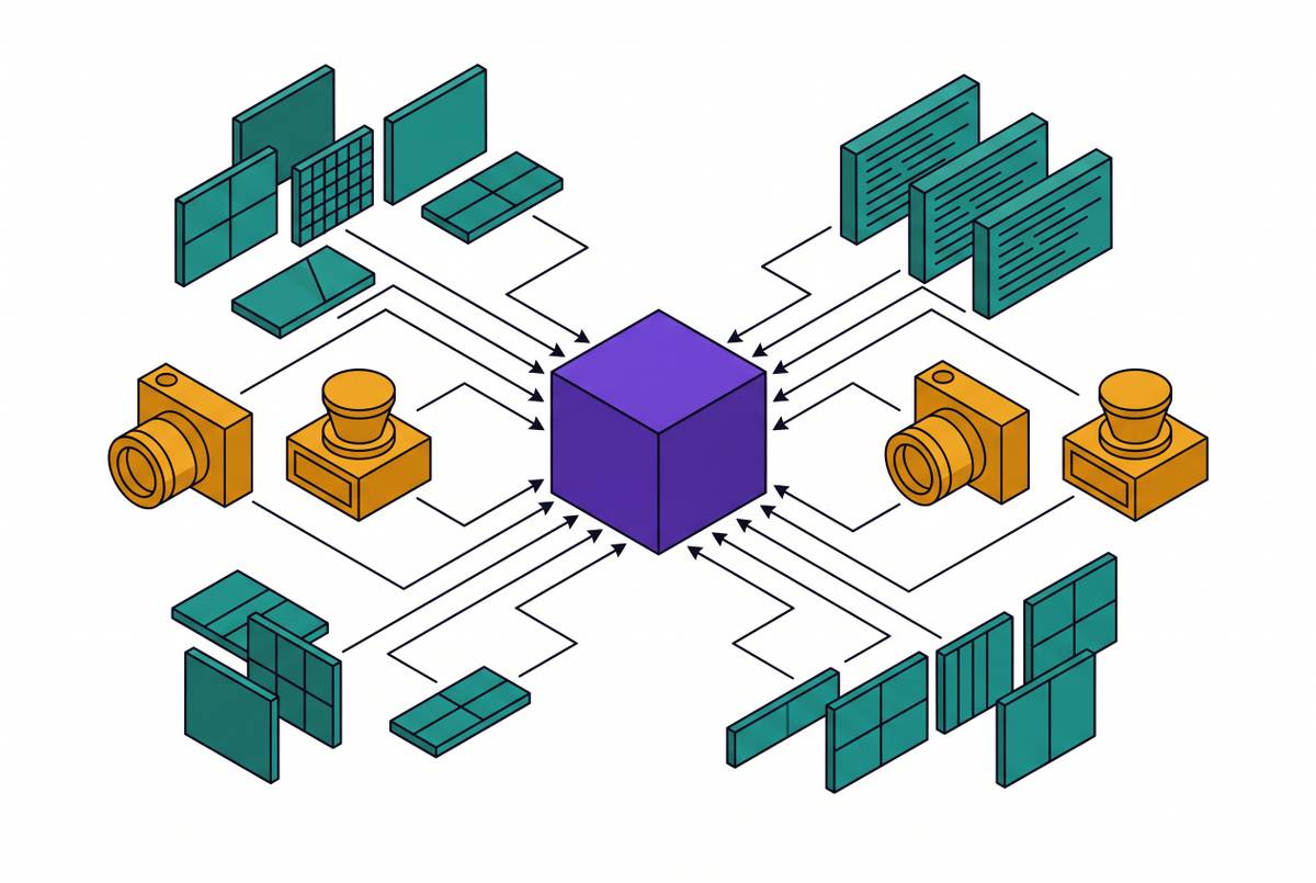 Cover illustration for “Perception Module Roles in Autonomous Agent Architectures”
