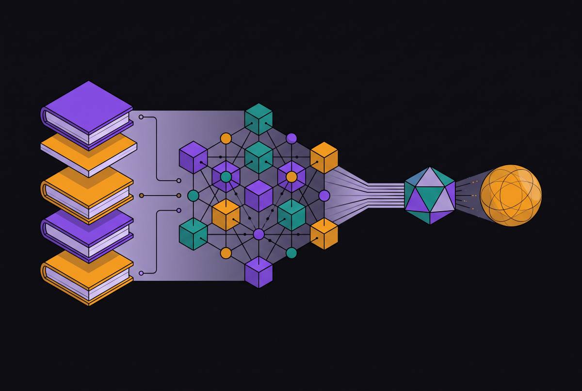 Cover illustration for “Wikipedia and Wikidata as Foundational AI Perception Signals”