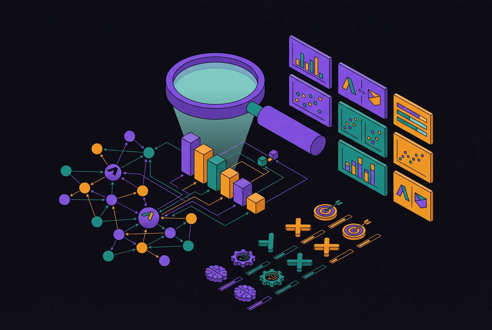 Cover illustration for “Competitive AI Perception Benchmarking for Brand Auditors”