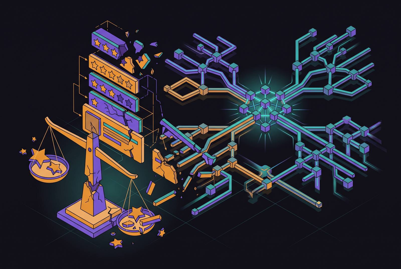 Cover illustration for “Why Traditional Reputation Management Fails in the AI Era”