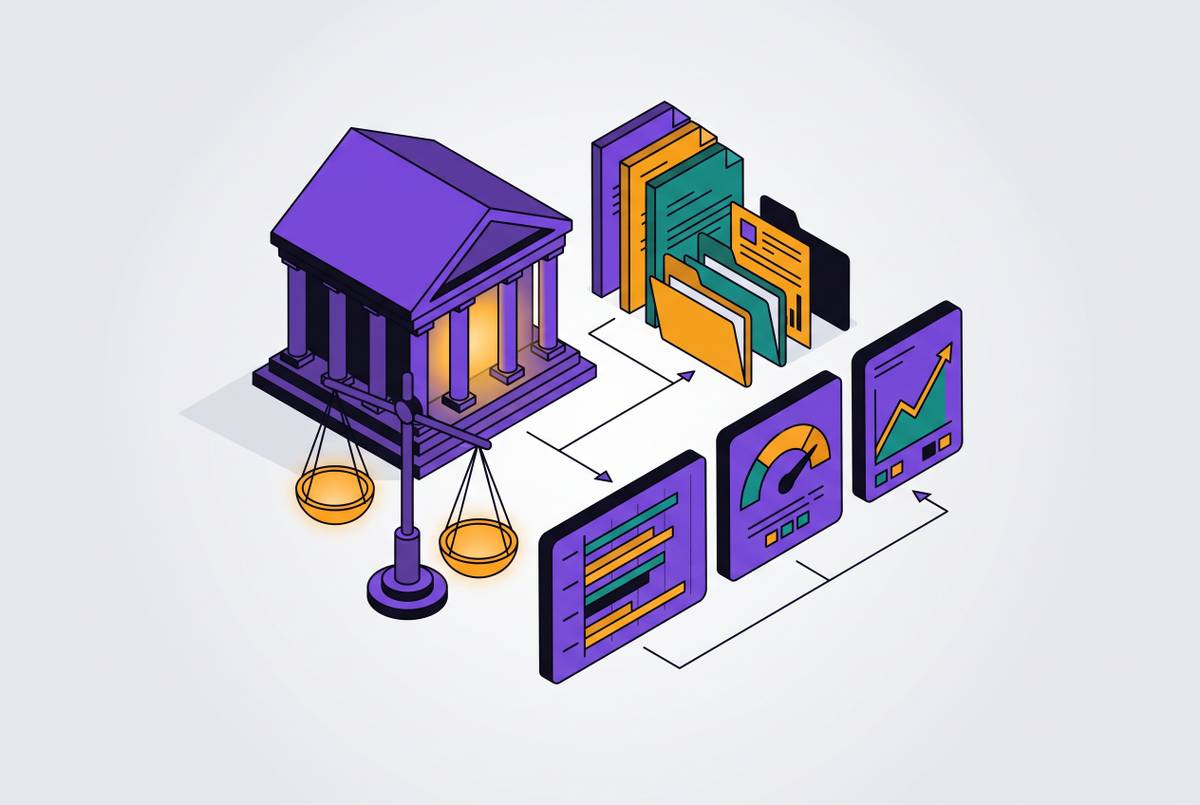 Cover illustration for “AI Visibility Benchmarks for Law Firms and Legal Services”