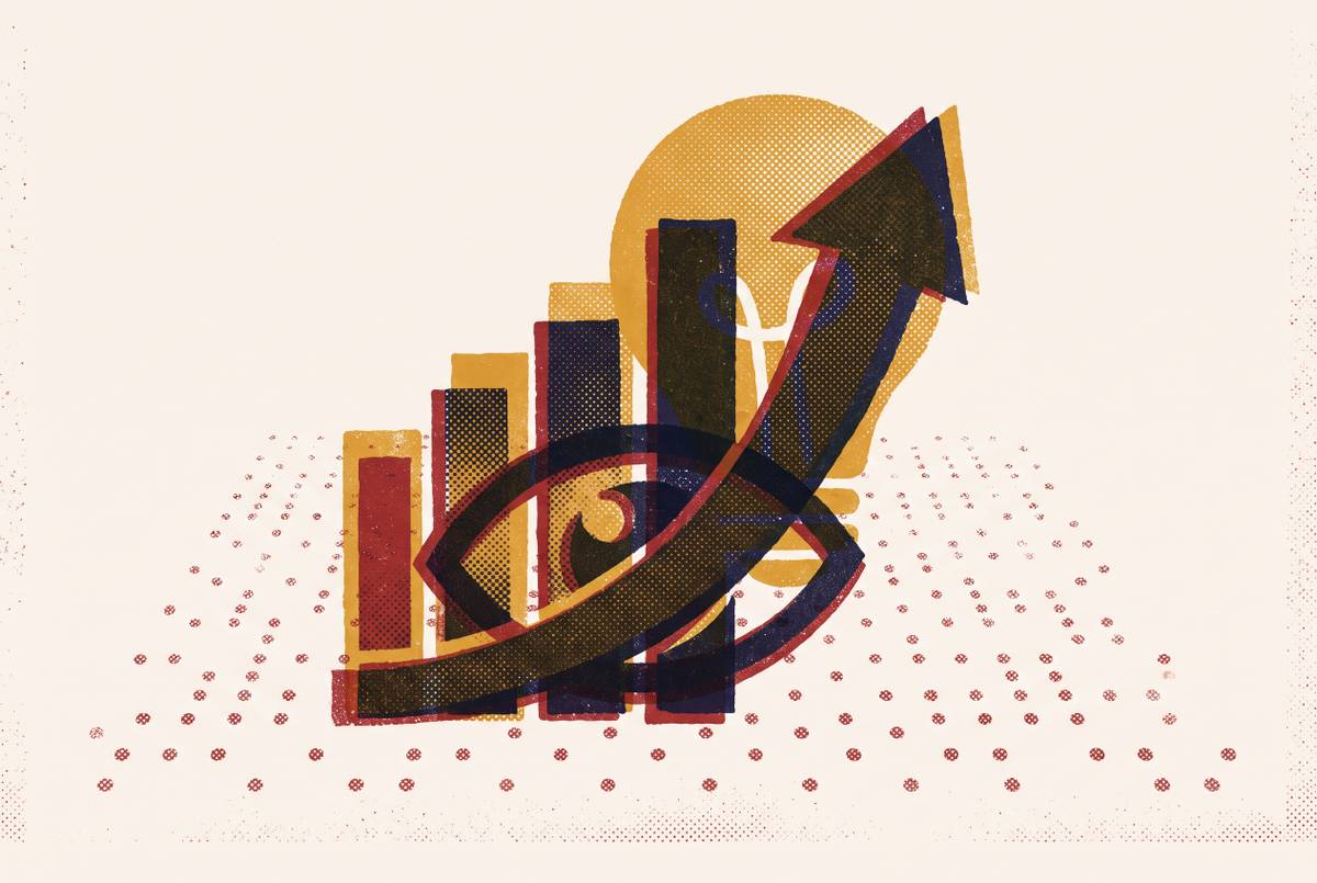 Cover illustration for “Measuring Creative Effectiveness Beyond Click-Through Rates”
