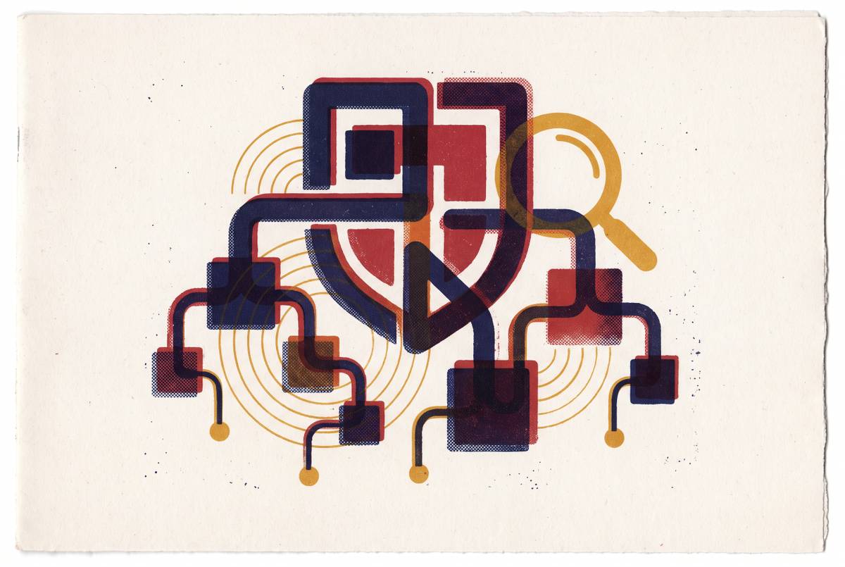 Cover illustration for “Brand Architecture Choices for Multi-Product AI Discoverability”