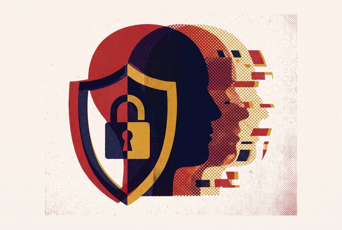 Cover illustration for “AI Impersonation and Brand Identity Protection”