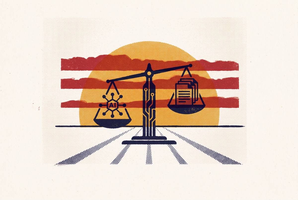 Cover illustration for “Regulatory Risk Horizon for AI Marketing Practices in 2025”