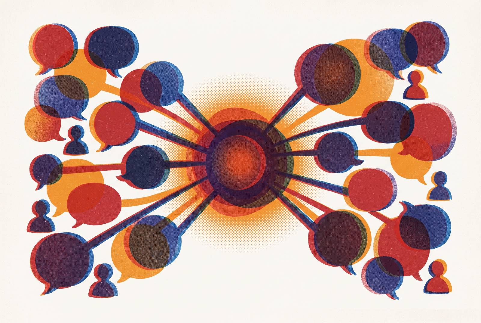 Cover illustration for “Community-Generated Content and AI Citation Potential”