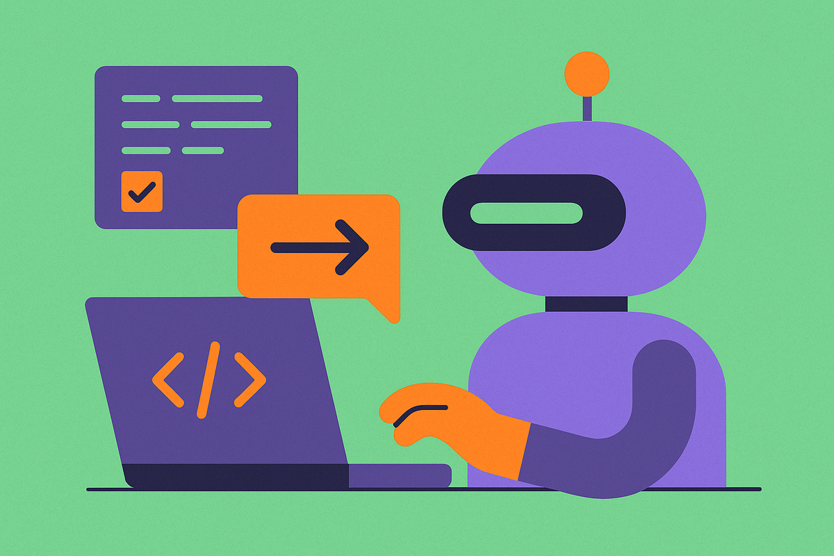 Cover illustration for “AI Coding Agent Role in Pull Request Workflows”