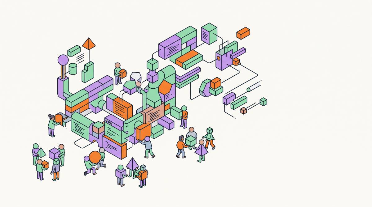 Cover illustration for “Coding Agents for Enterprise Engineering Teams”