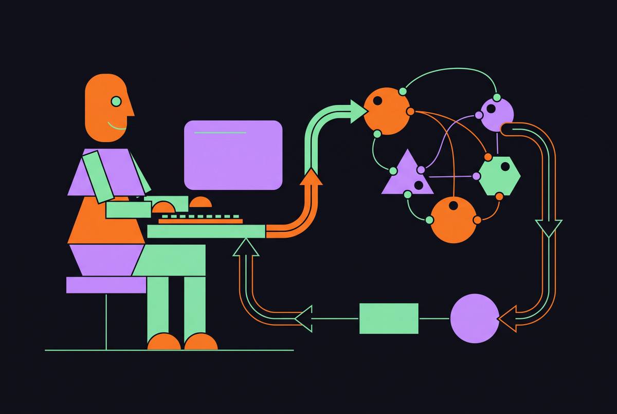 Cover illustration for “Agentic Workflows in Everyday Engineering Practice”