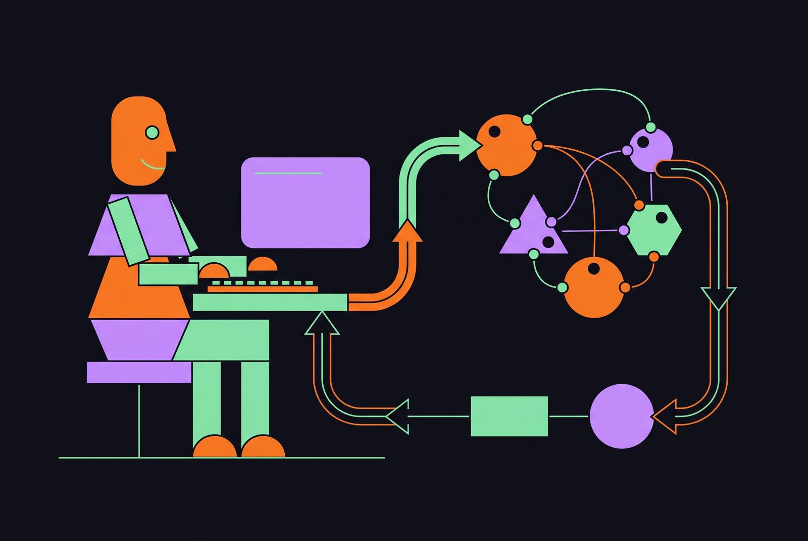 Cover illustration for “Agentic Workflows in Everyday Engineering Practice”